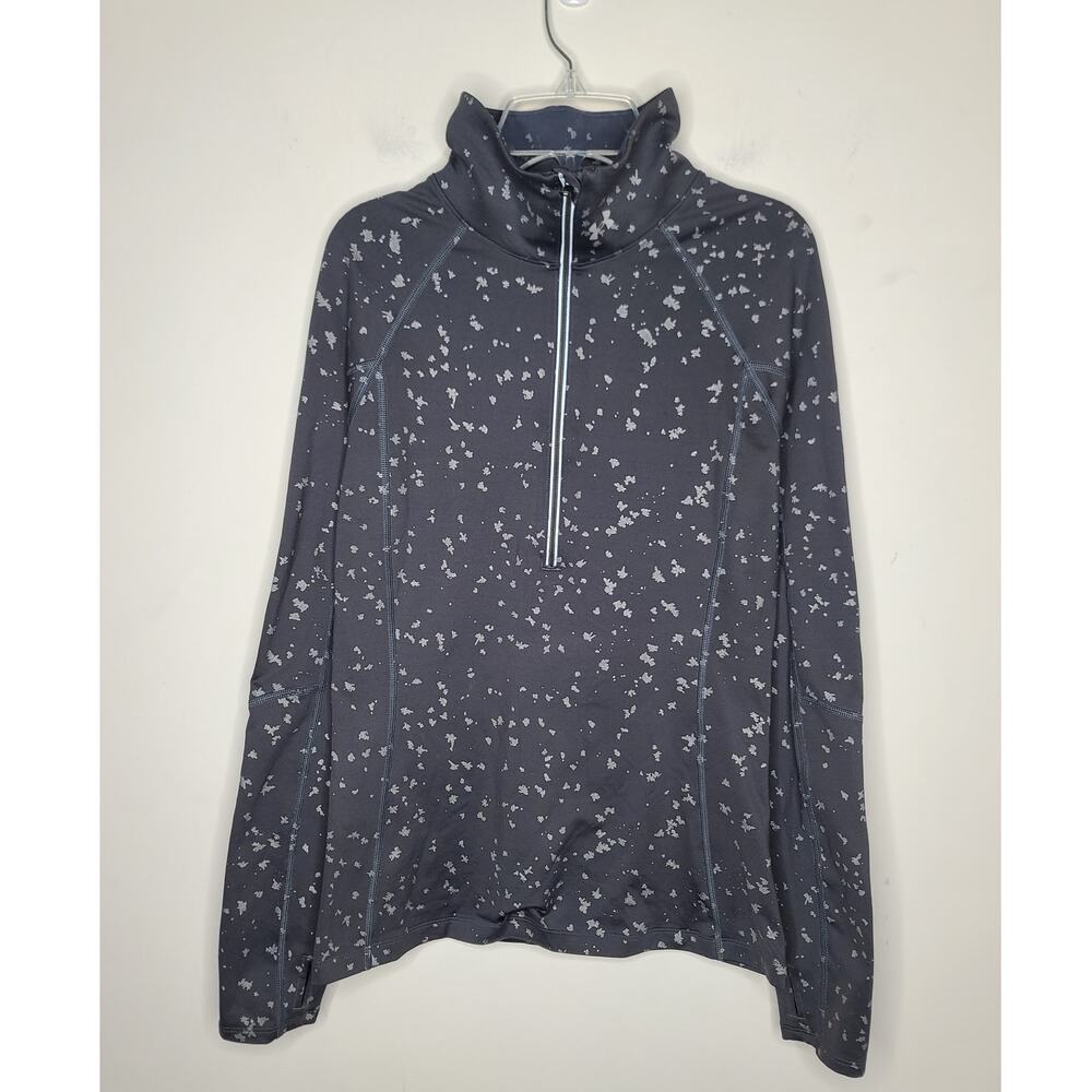Under Armour UA cold gear grey long sleeve 1/2 half zip pullover jacket - small